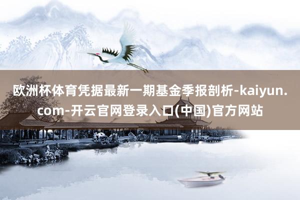 欧洲杯体育凭据最新一期基金季报剖析-kaiyun.com-开